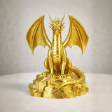 Golden Aegis – Luxury Dragon Sculpture