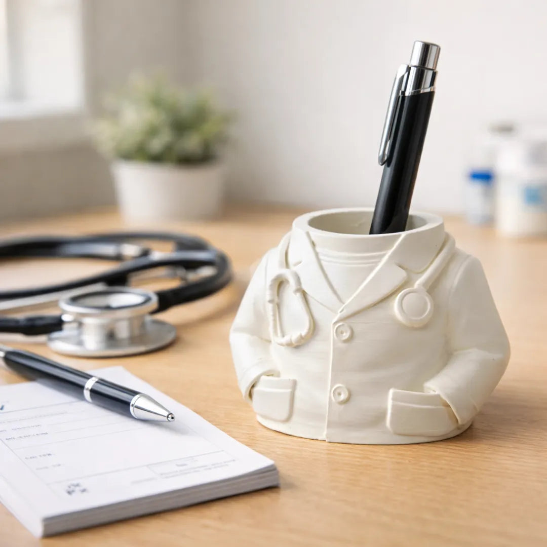 Doctor’s Coat Pen Holder – A Tribute to Care & Craft