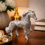 Argent Stallion – Luxury Horse Sculpture