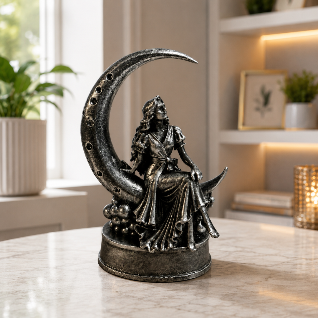 Luna Reverie – Premium Moon Goddess | Silver Edition