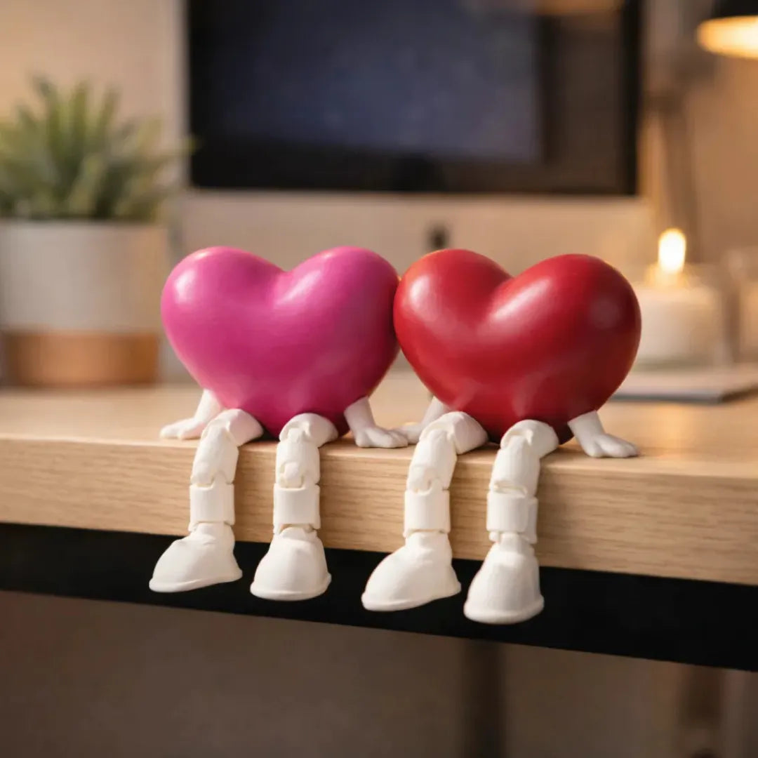 Crimson Heart Duo – A Little Love That Sits With You (Pink & Red Combo)