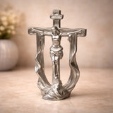 Sanctum Grace – Modern Crucifix Sculpture