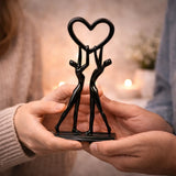 Infinity Heart – Luxury Abstract Couple Sculpture