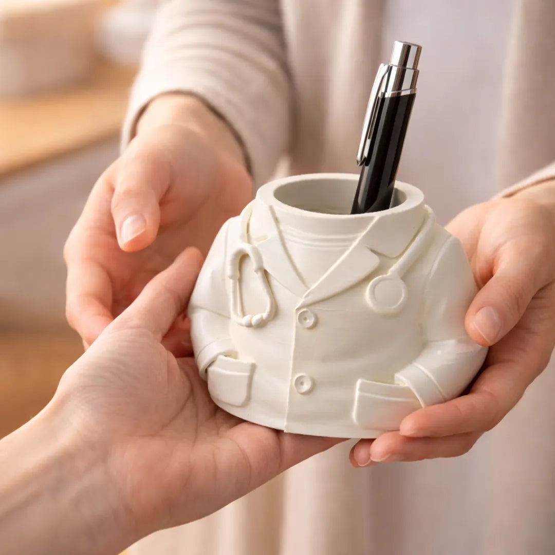 Doctor’s Coat Pen Holder – A Tribute to Care & Craft
