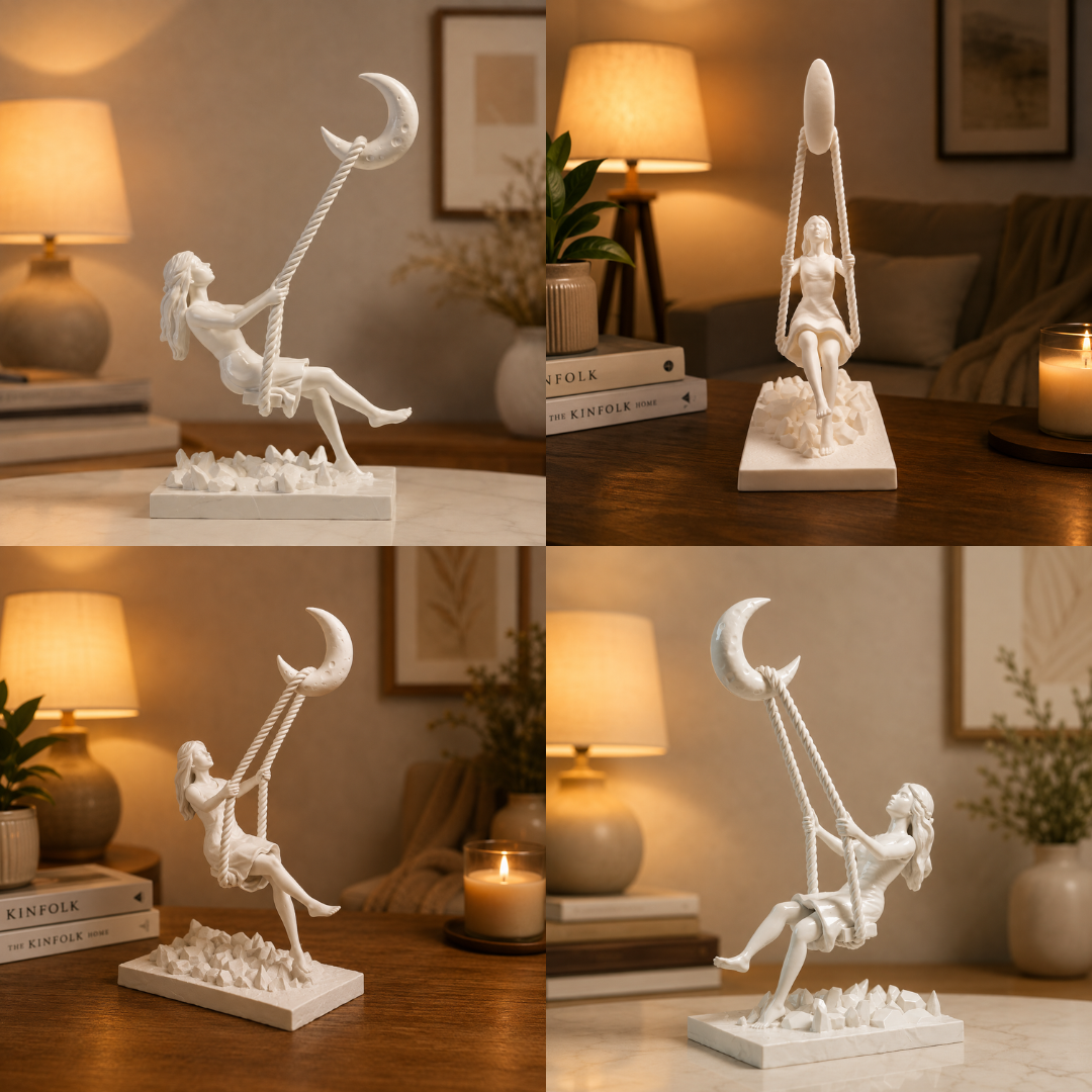 Moon Girl - A Sculpture for the Dreamers