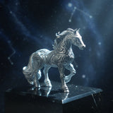 Argent Stallion – Luxury Horse Sculpture