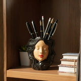 Noir Goddess – Luxury Face Planter & Desk Organizer