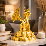 Golden Aegis – Luxury Dragon Sculpture