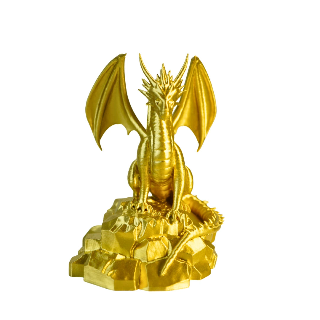 Golden Aegis – Luxury Dragon Sculpture
