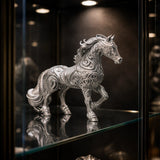Argent Stallion – Luxury Horse Sculpture