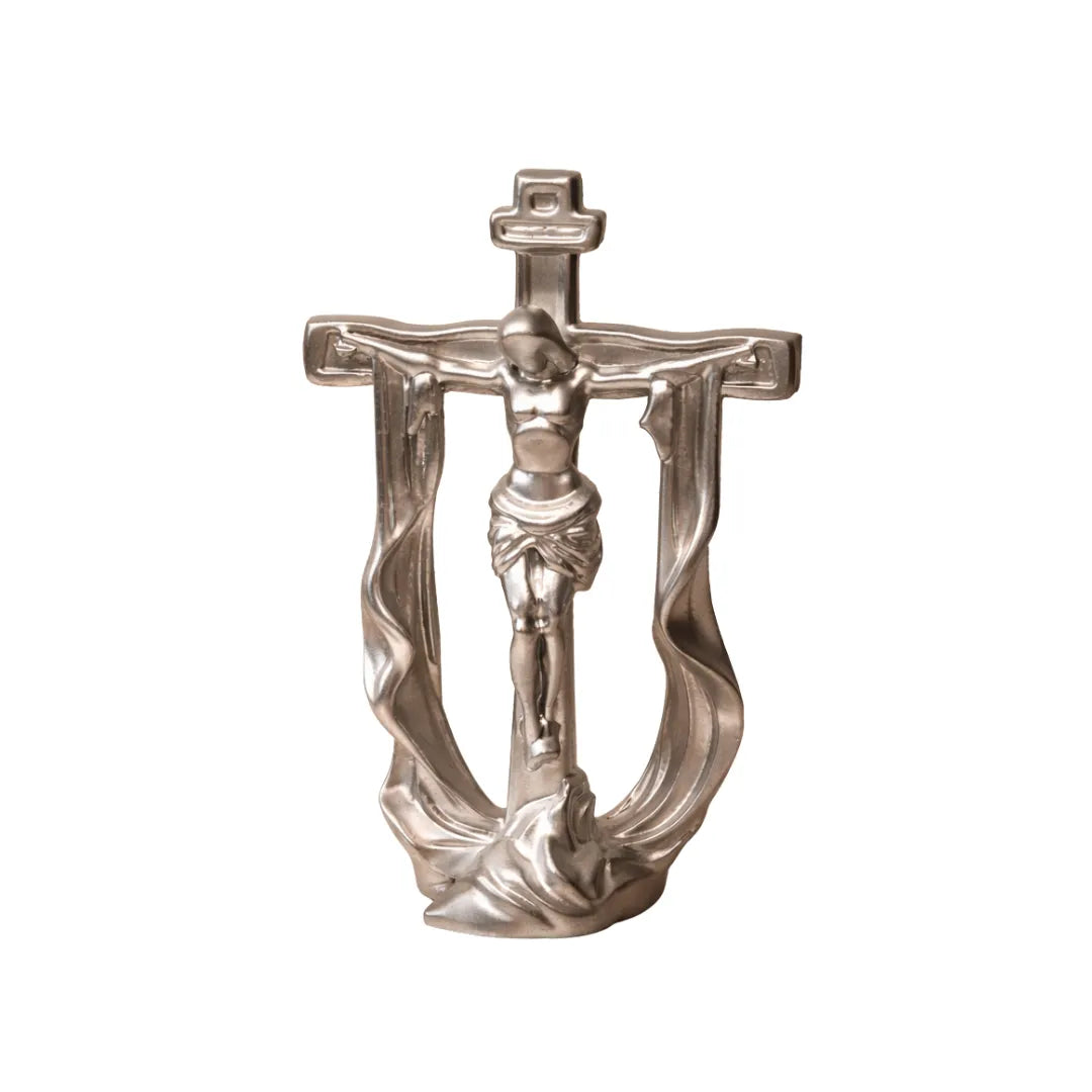 Sanctum Grace – Modern Crucifix Sculpture