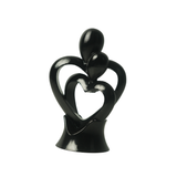 Eternal Bond Abstract Couple Heart Sculpture