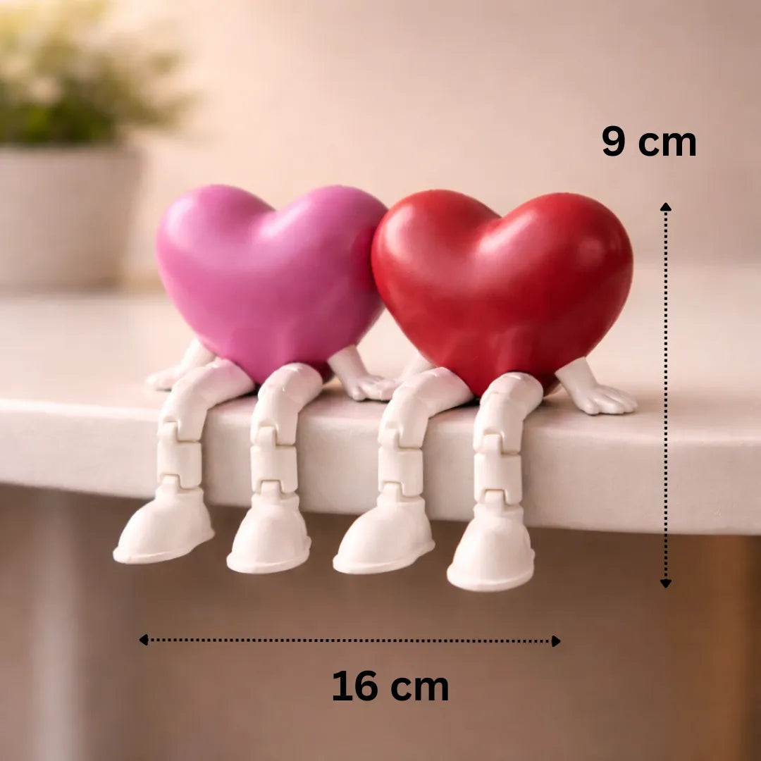 Crimson Heart Duo – A Little Love That Sits With You (Pink & Red Combo)