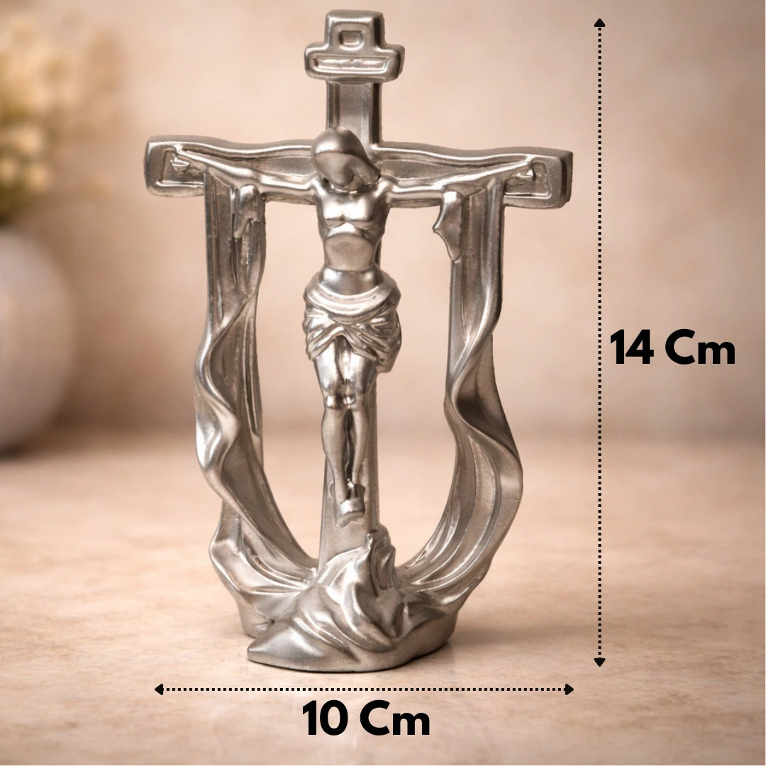 Sanctum Grace – Modern Crucifix Sculpture