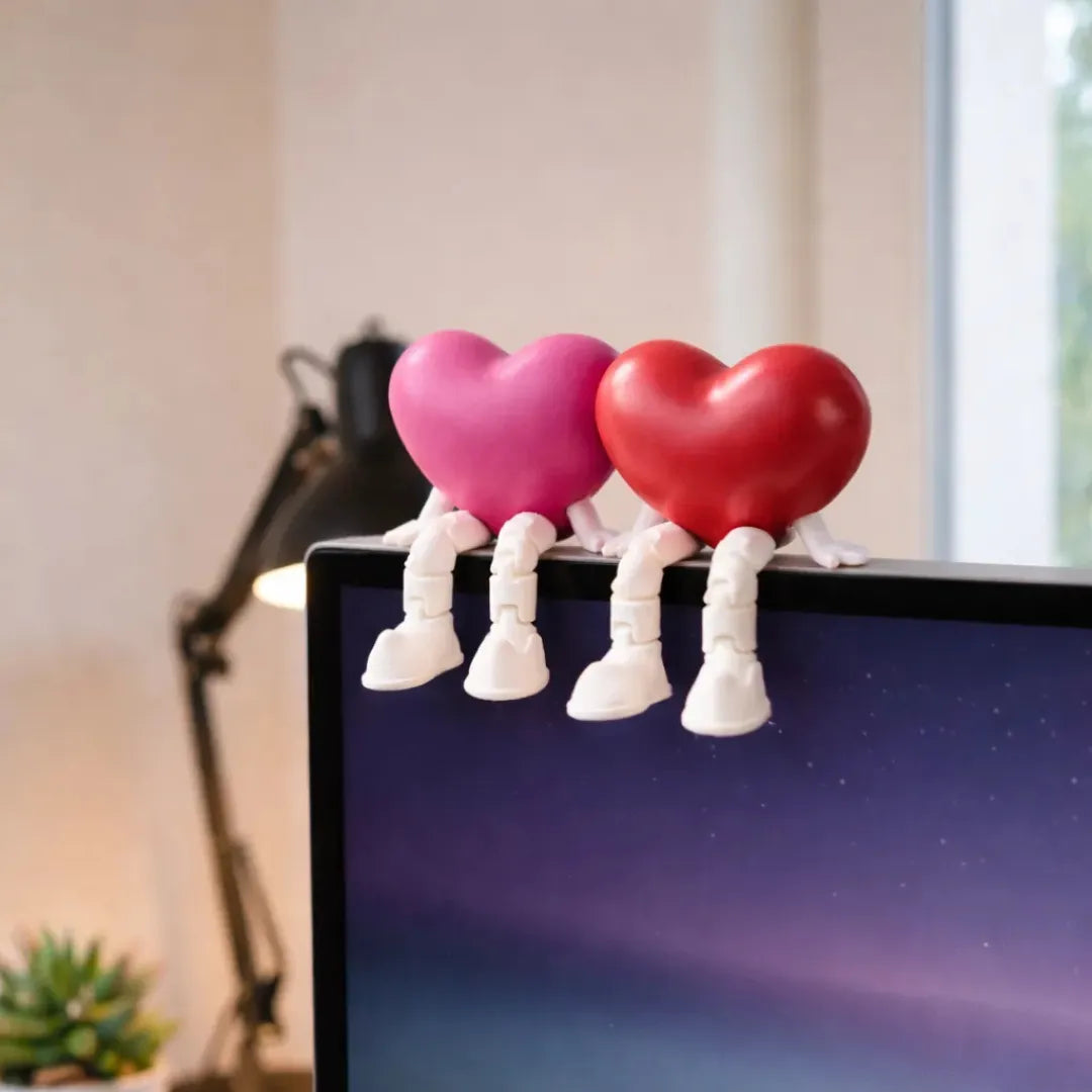 Crimson Heart Duo – A Little Love That Sits With You (Pink & Red Combo)