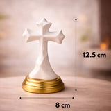 Eternal Cross – Minimal Sacred Décor Sculpture