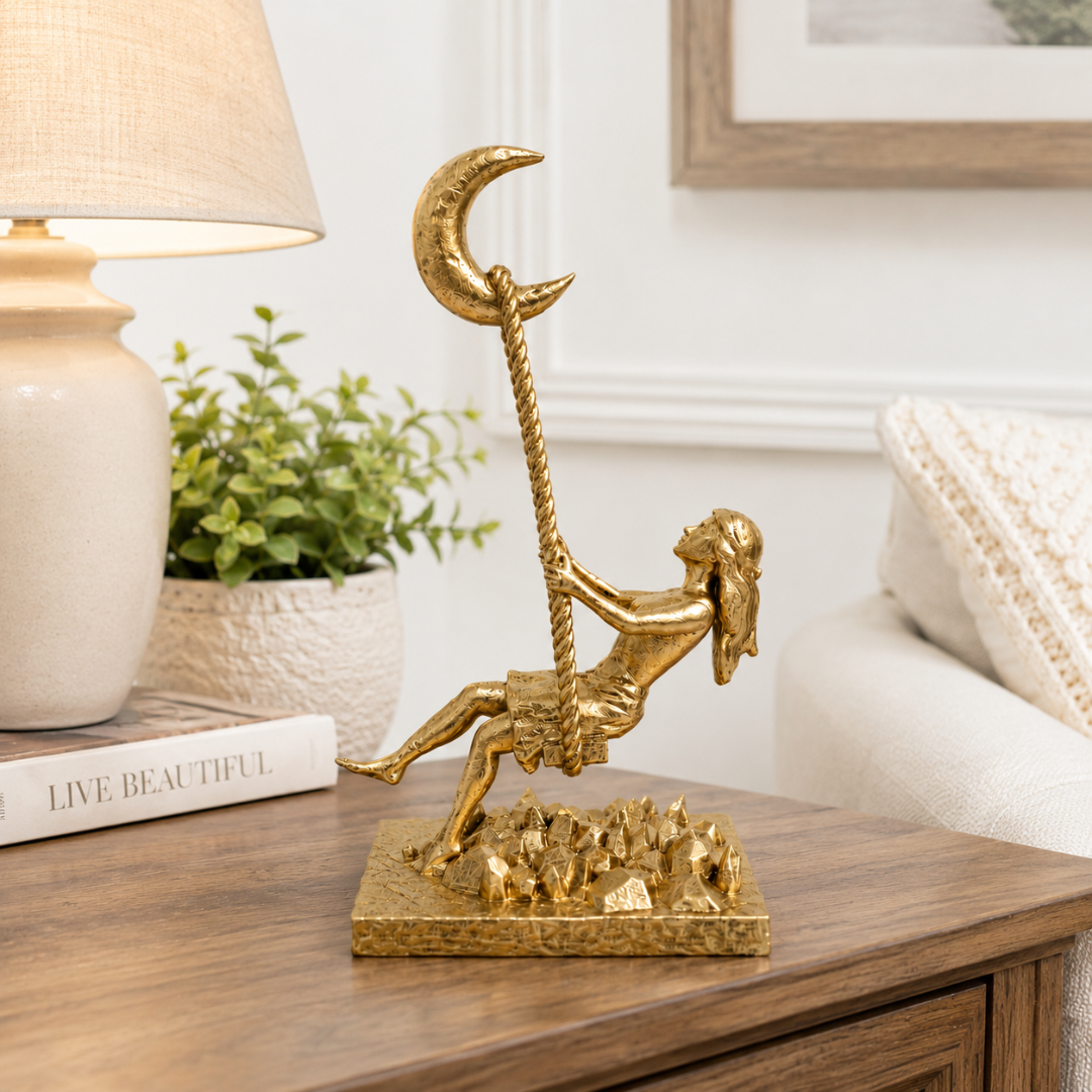 Bronze Luna Swing Moon Girl – Limited Edition