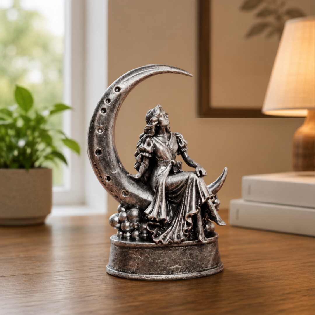 Luna Reverie – Premium Moon Goddess | Silver Edition