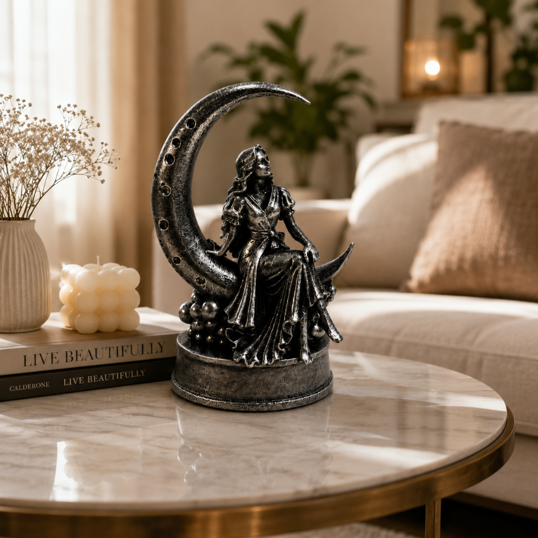 Luna Reverie – Premium Moon Goddess | Silver Edition