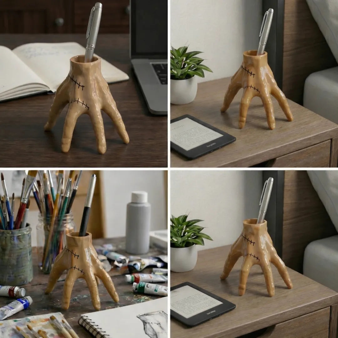 The Artisan Hand – Sculptural Desk Organizer
