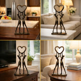 Infinity Heart – Luxury Abstract Couple Sculpture