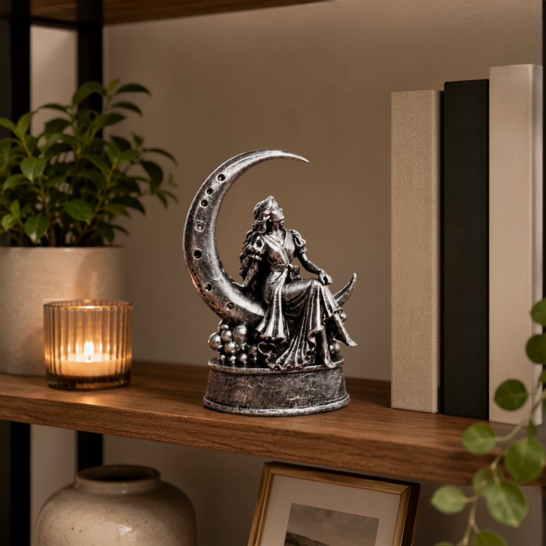 Luna Reverie – Premium Moon Goddess | Silver Edition